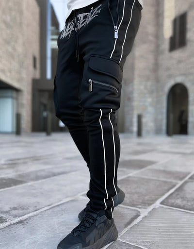 Multi Pocket Cargo Pants Men’s Athleisure