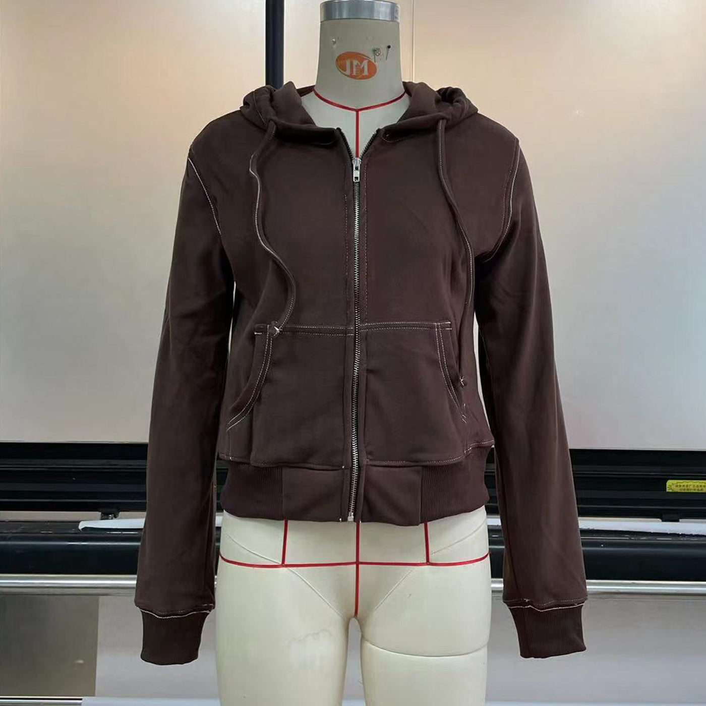 Womens Athleisure Cardigan Hoodie