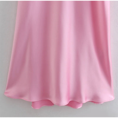 Women Camis Satin Long Dresses