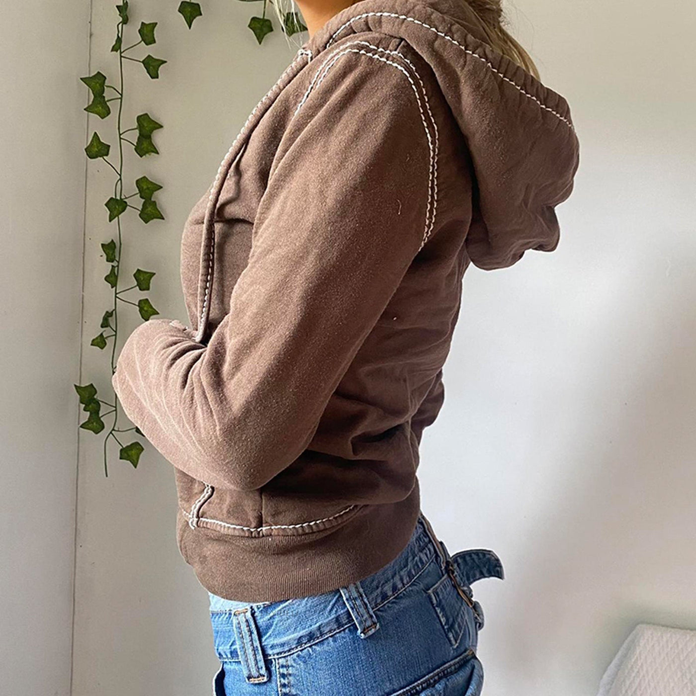 Womens Athleisure Cardigan Hoodie