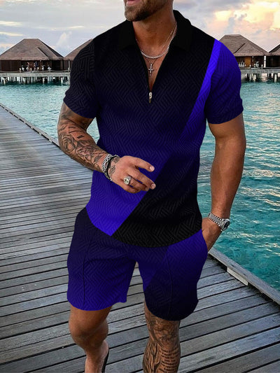 Short Sleeve Shorts Two Piece Athleisure