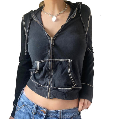 Womens Athleisure Cardigan Hoodie