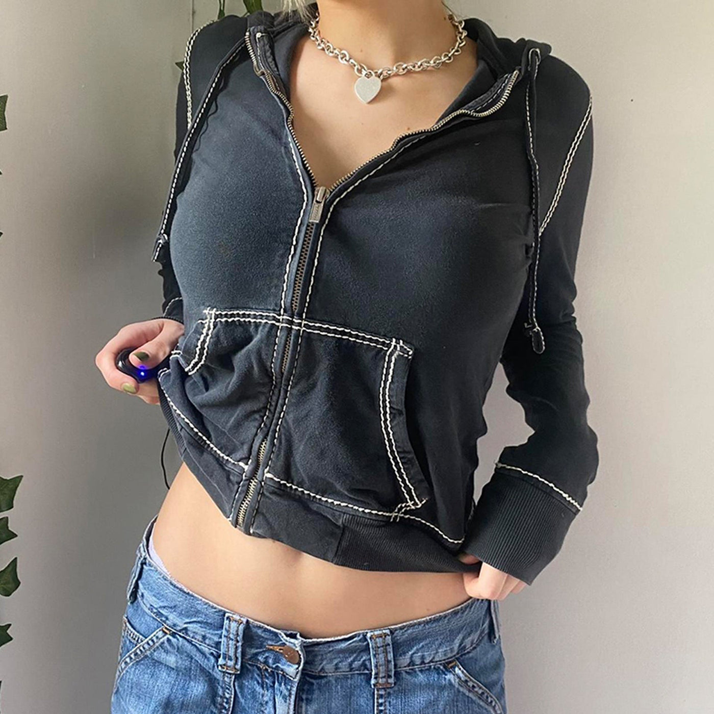 Womens Athleisure Cardigan Hoodie