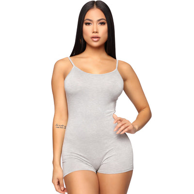 Women Skinny Athleisure Suspender Jumpsuit